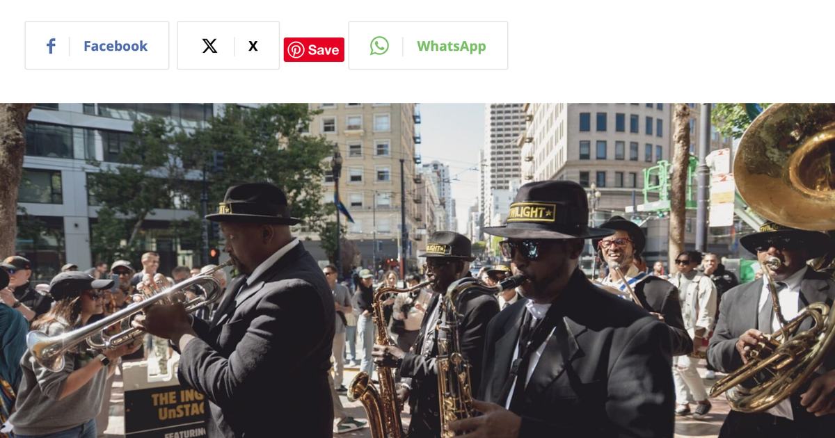 Unstaged Juneteenth celebration on Mid-Market, San Francisco